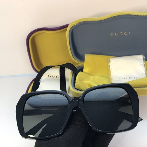 💯 Original GUCCI GG Sunglasses GG0533SA Black - Picture 4 of 11
